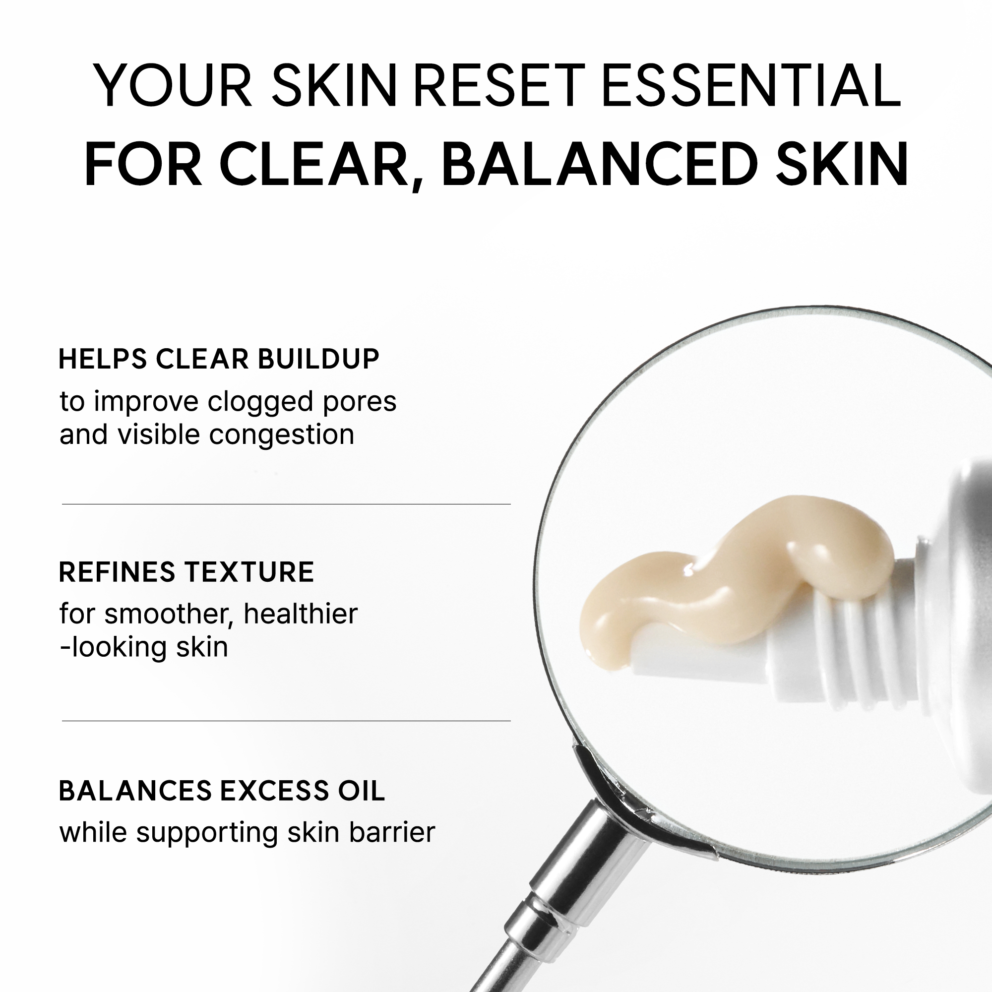 Eraser Shot Glycolic Acid Booster, Daily Clarifying Multi-Acid Formula for Smoother, Clear-Looking Skin, 1.01 fl. oz.