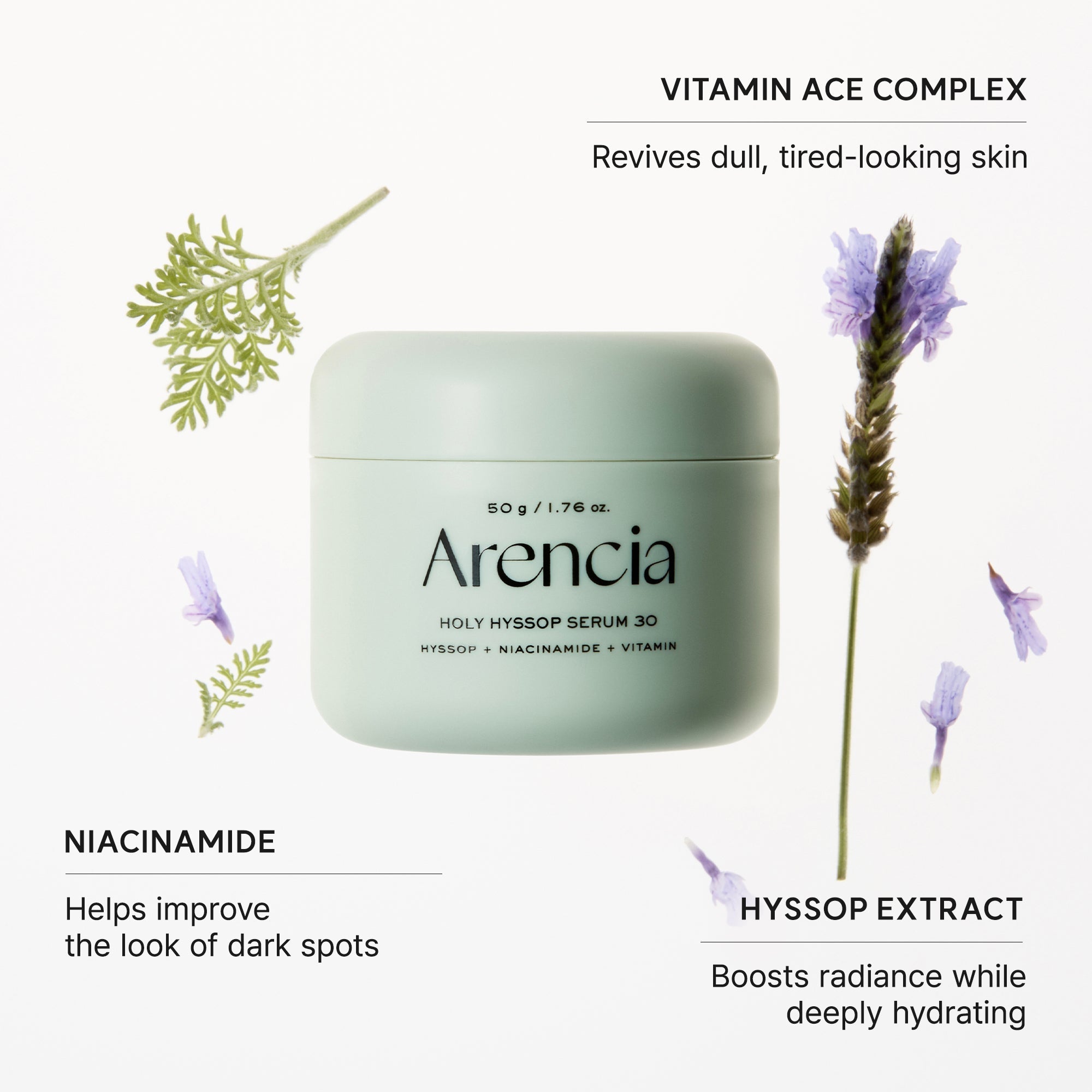 Arencia Holy Hyssop Serum 30 | Buy 1 Get 1 Free
