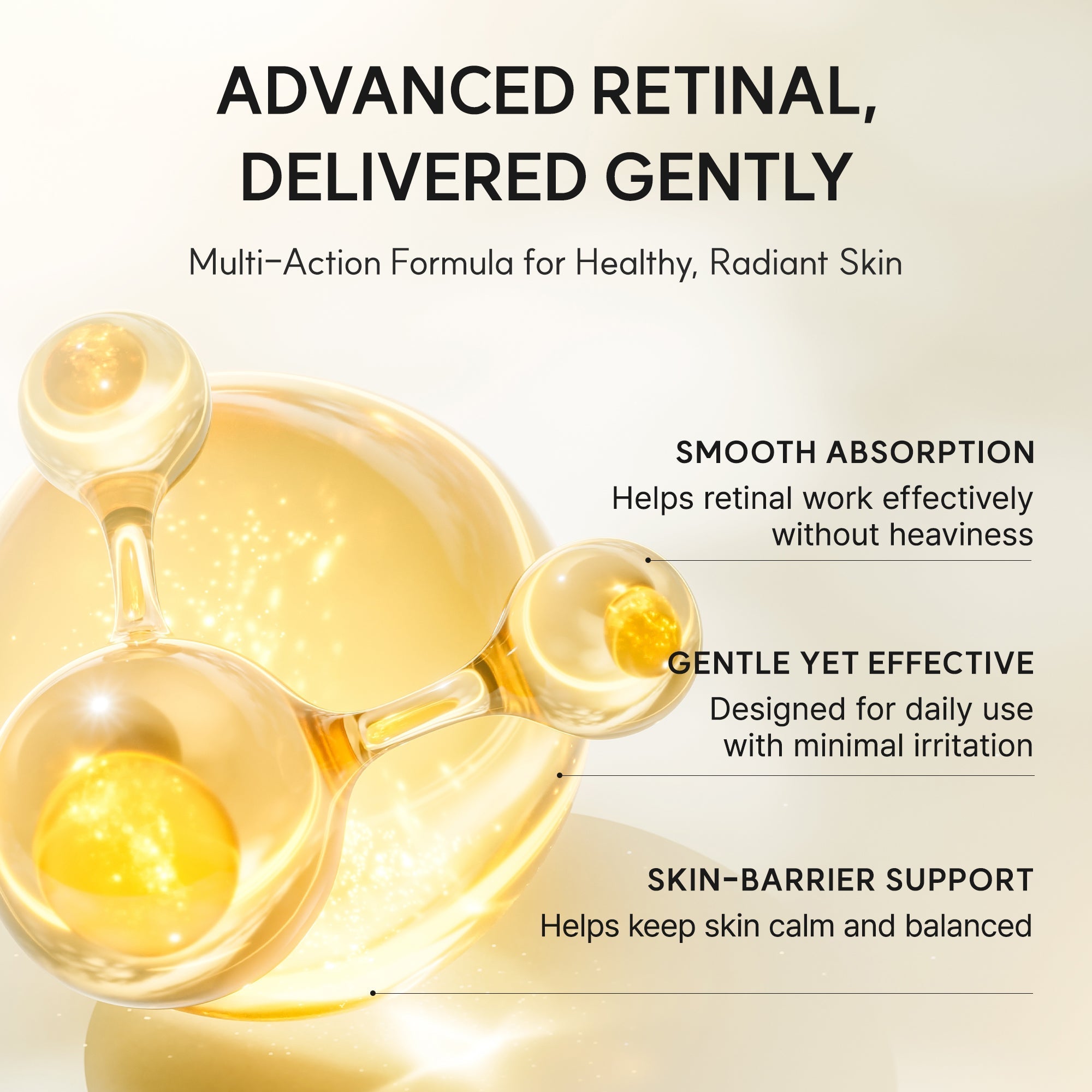 Retinal Booster Shot, Advanced Retinal & Caffeine Formula for Firm, Pore-Refined Skin, 1.01 fl oz