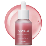 Arencia Red Collagen + Peptide Smoothie Serum, 8% Niacinamide, Vitamin C, Vitamin E, lifting anti-aging serum for skin texture for glass skin
