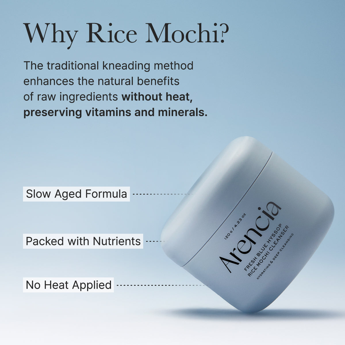 Fresh Blue Hyssop Rice Mochi Cleanser | Buy 1 Get 1 Free
