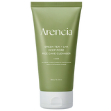 Arencia Green Tea + LHA Deep Pore Rice Cake Cleanser, 5.07 fl oz