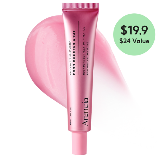 PDRN Booster Shot, Rosy-PDRN & Peptides for Glowy, Healthy Skin - Recommended for Sensitive, Red Skin 1.01 fl oz